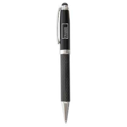 Carbon Fibre Soft Stylus Ball Pen