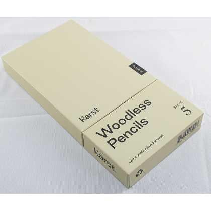 Karst® 5-pack 2B woodless graphite pencils