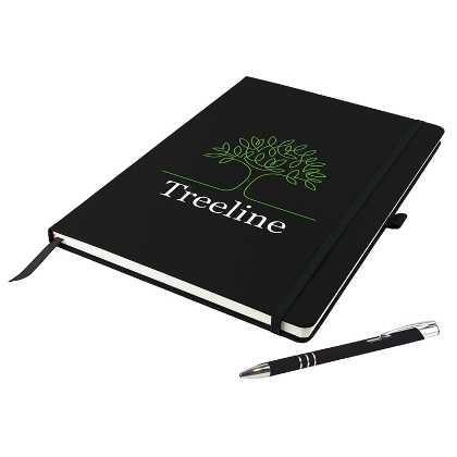 A4 Dunn Soft Touch Notebook & Pen Set