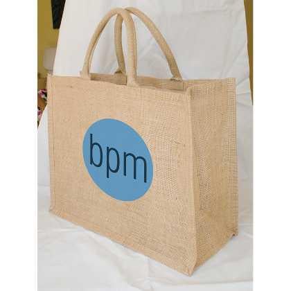 Oak Large Jute Shopper