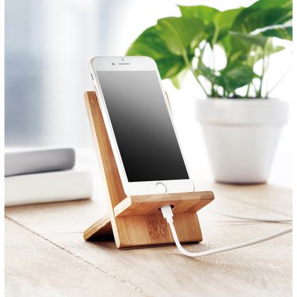 Bamboo phone stand