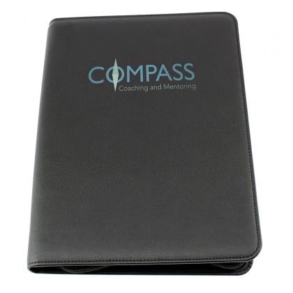 ECO a4 zipped conference folder in COMO rPET