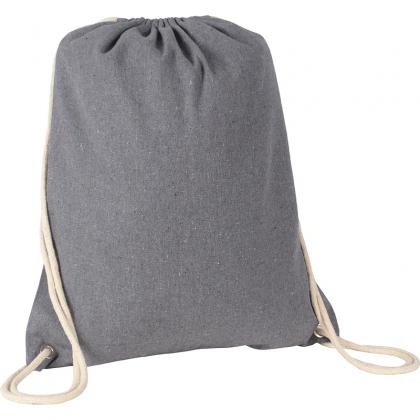 Newchurch Eco Recycled Cotton 6.5oz Drawstring Rucksack