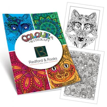 Grown Up Colouring Therapy Book