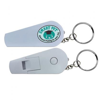 Whistle & Light Keyring