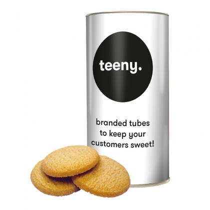 Clotted Cream Shortbread in a personalised teeny tube 100g