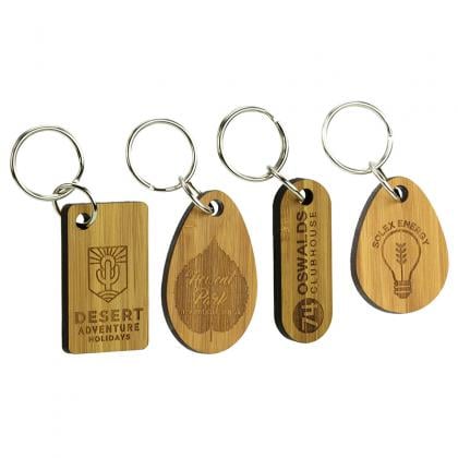 Bamboo keyring